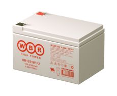 Аккумуляторная батарея HR 1251 W WBR - Напряжение 12 B - 12 Ah WBR WBR HR 1251 W фото, купить, цена, магазин